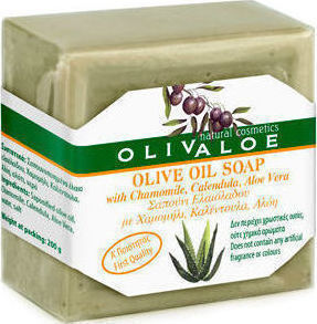 Olivaloe Olive Oil Soap With Aloe, Calendula & Chamomile Χειροποίητο 200gr