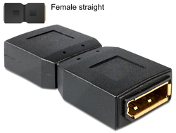 DeLock 65374 Convertor DisplayPort feminin în DisplayPort feminin