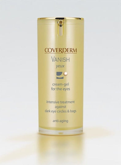 Coverderm Vanish Eye Cream for Moisturizing Anti-Wrinkle Dark Circles and Eye Bags 15ml