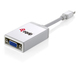 Equip 133432 Конвертор mini DisplayPort мъжки към VGA женски Бял 1бр