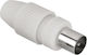 HAMA Coaxial male Connector 1pc (44147)