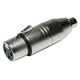 Audiophony ADA/XFRF Converter XLR Female to RCA Female Silver 1 Piece