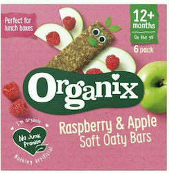Organix Baton Soft Oaty Bars cu Aromă Apple-Blu...
