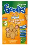 Organix Mini Gingerbread Men Χωρίς Ζάχαρη 125gr για 12+ μηνών