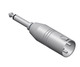 Procab VC126 Μετατροπέας XLR / 6.3mm male σε 6.3mm male Λευκό 1τμχ