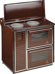 Alfatherm K-100 mit Backofen 7.5kW Braun