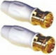 X-treme Plug F-Connector male 2pcs Whitr (CNP-075)