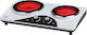 IQ Countertop Burner Keramik Double Weiß