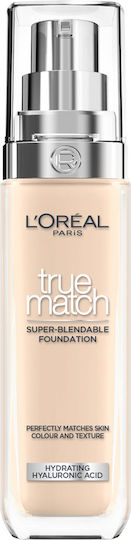 L'Oreal Paris True Match Liquid Foundation SPF17 1N Ivory 30ml