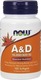 Now Foods A&D Πολυβιταμίνη για την Υγεία των Οστών 100 μαλακές κάψουλες