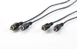 Roline 11.99.4326 RCA-Stecker - RCA-Buchse 5m