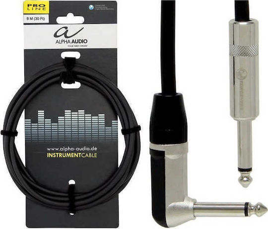 Alpha Audio Instrument Cable 6.3mm male - 6.3mm male 9m (190.530)