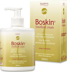 Boderm Boskin Emollient Cream Moisturizing Cream Restoring for Dry Skin 500ml