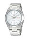 Seiko Men's Watch 37mm Automatic with Silver Metal Bracelet