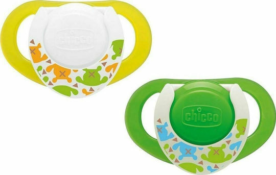 Chicco Physio Orthodontic Pacifiers Silicone with Case for 4+ months 2pcs
