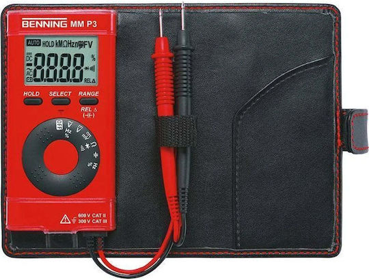 Benning MM P3 Digitales Multimeter Herrenuhren mit AC / DC / Widerstand / Kapazität / Temperaturmessung