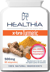 Healthia Κουρκουμάς 500mg 60 ταμπλέτες Healthia Κουρκουμάς 500mg 60 ταμπλέτες