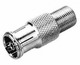 JT1044 Koaxial Weiblich Konverter in F-Stecker Weiblich Silber