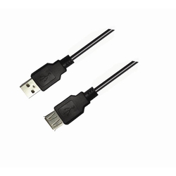 Aculine USB-002 USB 2.0 USB-A Мъжки към USB-A Женски 3м USB Кабел