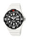 Casio Men's Watch 44.6mm Battery with White Rubber Strap