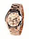 Emporio Armani Classic Men's Watch 43mm Chronograph Battery with Pink Gold Metal Bracelet