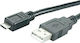 MediaRange MRCS138 Regulär USB 2.0 auf Micro-USB-Kabel Schwarz 1.2m (MRCS138) 1Stück