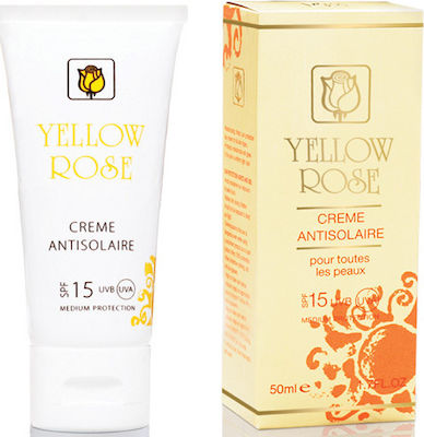 Yellow Rose Creme Antisolaire Sunscreen Cream Face SPF15 50ml