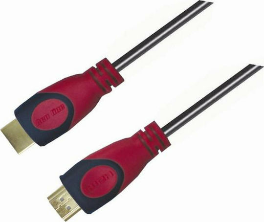Aculine HDMI 1.4 High Speed 1080p 120Hz Cable HDMI male - HDMI male 3m Μαύρο