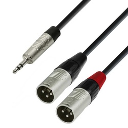Adam Hall XLR male - 3.5mm male 1.8m K4YWMM0180