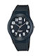 Q&Q Herrenuhr 37mm Batteriebetrieb mit Schwarzem Gummiarmband