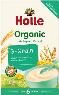 Holle Babycreme Wholegrain Cereal Glutenfrei für 6m+ 250gr