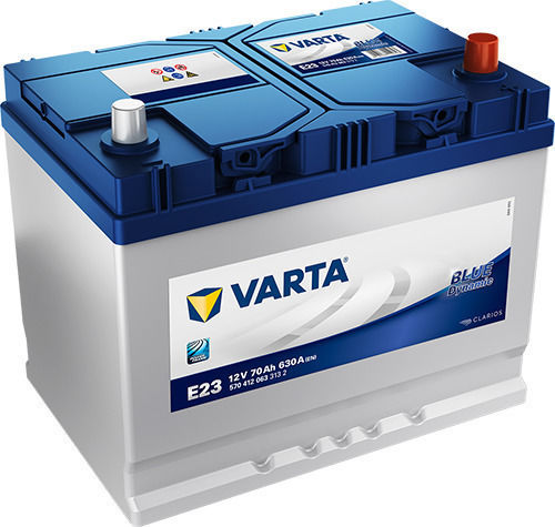 Varta Car Battery Blue Dynamic E23 with 70Ah Capacity and 630A CCA