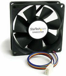 StarTech FAN8025PWM Case Fan 80mm (2500rpm / 25.02cfm) Without LEDs Lighting and Connection 4-Pin PWM StarTech FAN8025PWM Case Fan 80mm (2500rpm / 25.02cfm) Without LEDs Lighting and Connection 4-Pin PWM