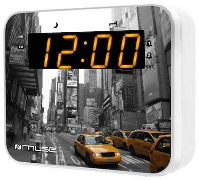 Muse Tabletop Digital Clock with Alarm M-165NY