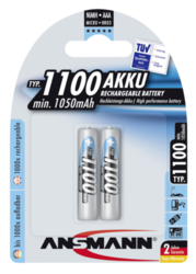 Ansmann AAA 1100mAh 1.2V 2τμχ