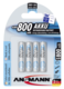 Ansmann Rechargeable Battery AAA Ni-MH 800mAh 1...