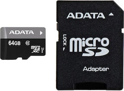 Adata Premier microSDXC 64GB Class 10 U1 UHS-I με αντάπτορα