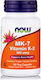 Now Foods MK-7 Vitamin K-2 Βιταμίνη 100mcg 60 φυτικές κάψουλες