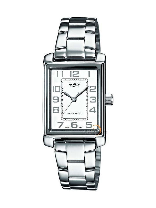 Casio Uhr mit Silber Metallarmband