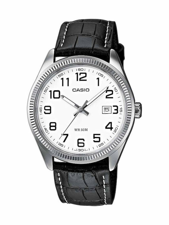 Casio Herrenuhr 38.5mm Batterie mit Schwarz Led...