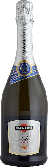 Martini Κρασί Moscato Bianco Λευκό Γλυκό D' Asti Αφρώδες 750ml