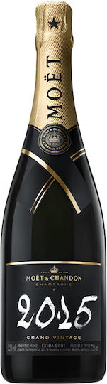 Moet & Chandon Σαμπάνια Grand Vintage Ξηρή Λευκή 2015 750ml