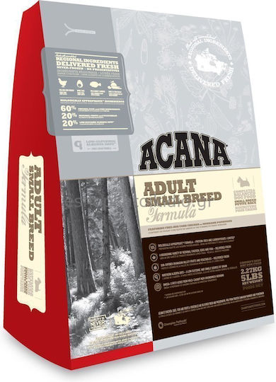 Acana 2.27kg Dry Food Grain-Free for Adult Small Breed Dogs with Chicken