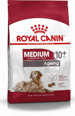 Royal Canin Medium Ageing 10+ 3kg Trockenfutter für ältere Hunde mittlerer Rassen mit Mais, Geflügel und Reis