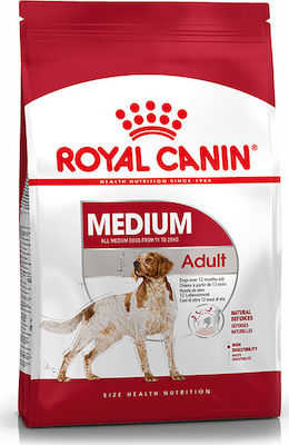 Royal Canin Medium Adult 15kg Ξηρά Τροφή για Ενήλικους Σκύλους Μεσαίων Φυλών με Καλαμπόκι και Πουλερικά