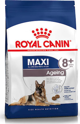 Royal Canin Maxi Ageing 8+ 3kg Hrană Uscată pentru Câini Seniori de Rase Mari cu Porumb, Păsări de curte și Orez