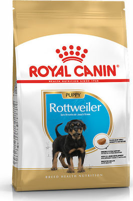 Royal Canin Puppy Rottweiler 12kg Trockenfutter für Welpen großer Rassen mit Geflügel und Reis