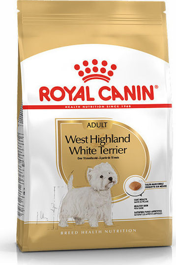 Royal Canin West Highland White Terrier Adult 1.5kg Dry Food for Adult Small Breed Dogs with Chicken and Rice
