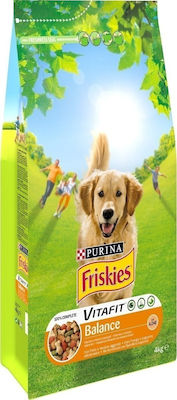 Purina Friskies Vitafit Balance 4kg Trockenfutter für erwachsene Hunde mit Huhn