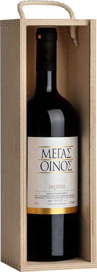 Skouras Wein Großer Wein Rot Trocken Nemea in Holzkiste 1500ml